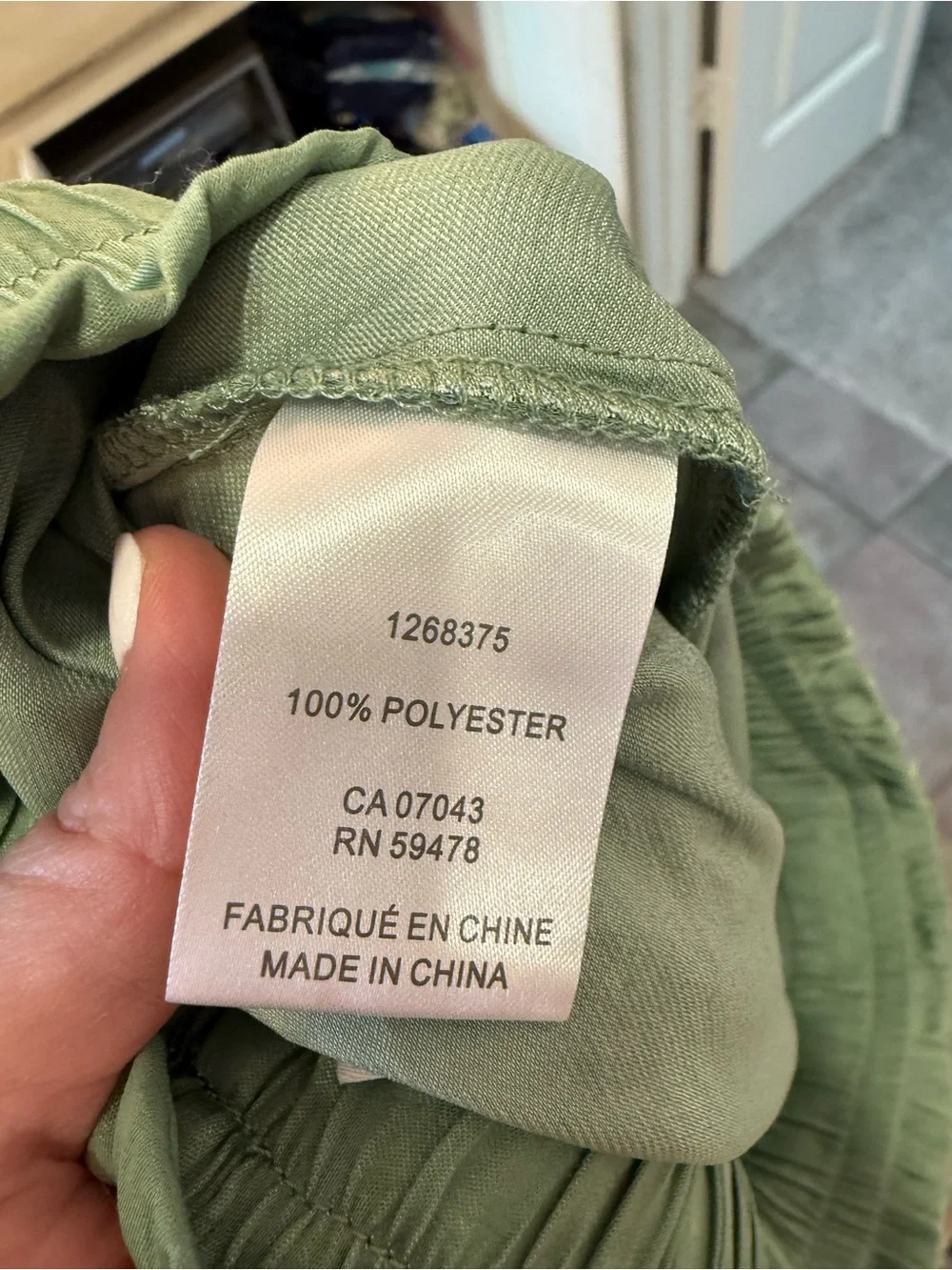 Joie Sage Green Satin Wide-Leg Pull-on Pants XS